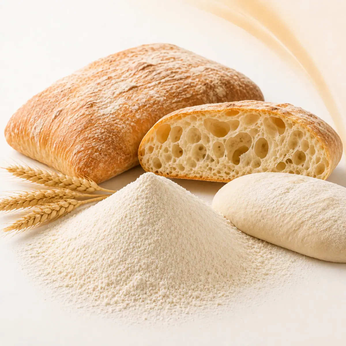 T55 Strong Flour for Ciabatta for commercial food production